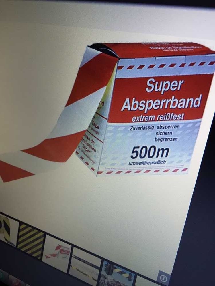 warning line